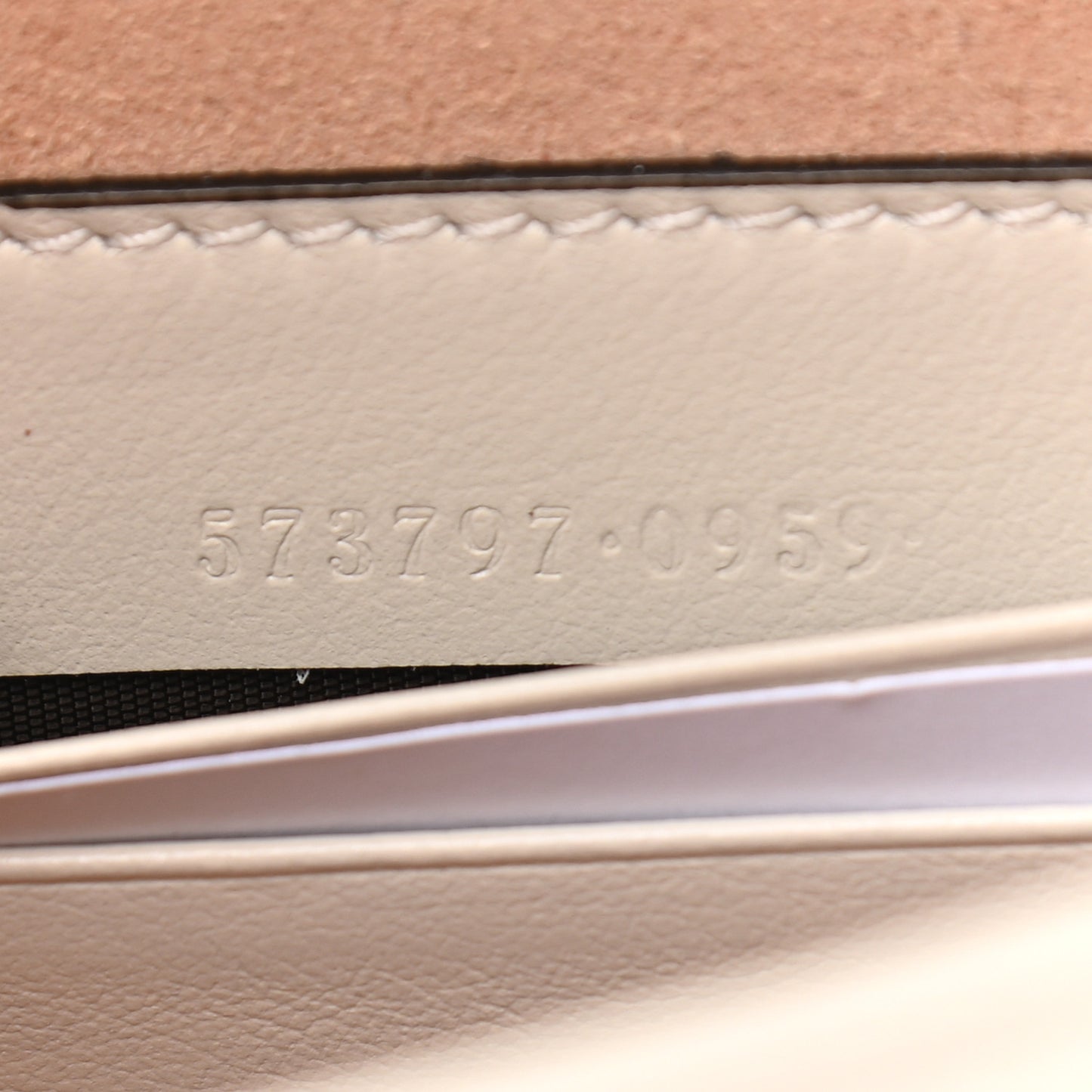 Textured Calfskin Web Mini Rajah Slim Flap Shoulder Bag Mystic White