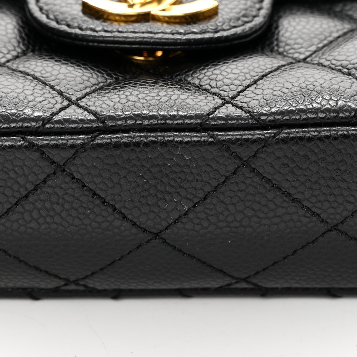 Chanel Caviar Quilted East West Flap Black 13 of 13