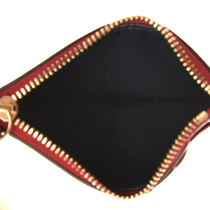 Gucci GG Supreme Monogram Blooms Coin Case Card Holder Beige Blue Navy Hibiscus Red 5 of 7