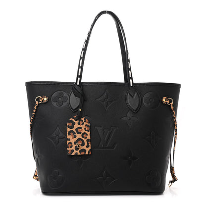 Louis Vuitton Empreinte Monogram Giant Wild at Heart Neverfull MM Black 1 of 12
