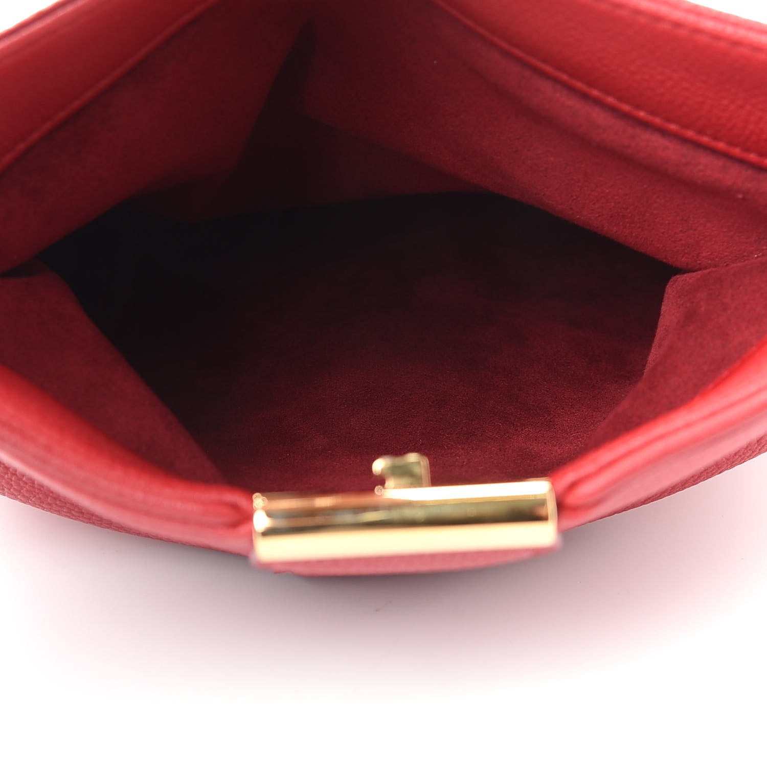 Louis Vuitton Calfskin Sofia Coppola Slim Clutch MM Cherry 4 of 7