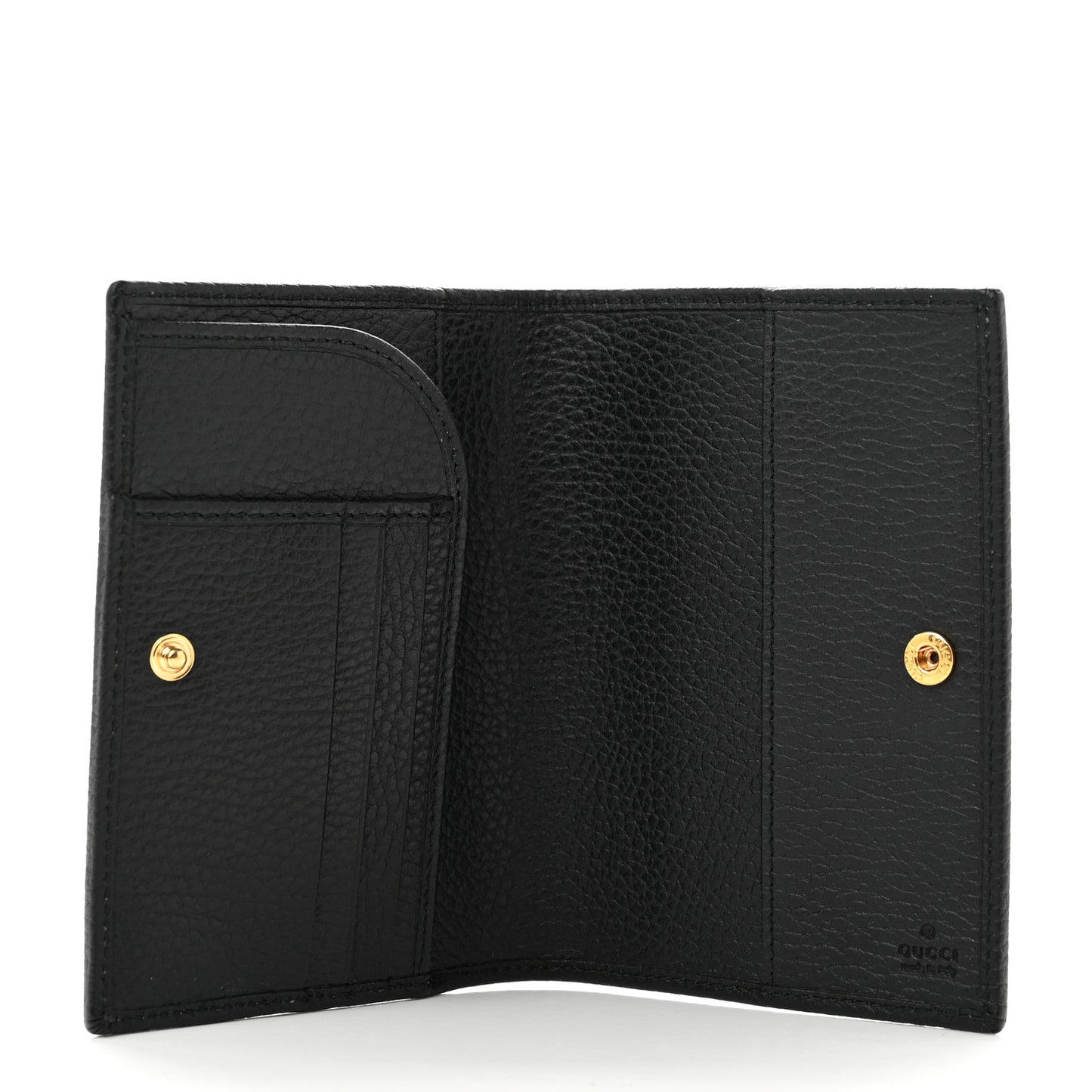 Calfskin GG Marmont Passport Case Black