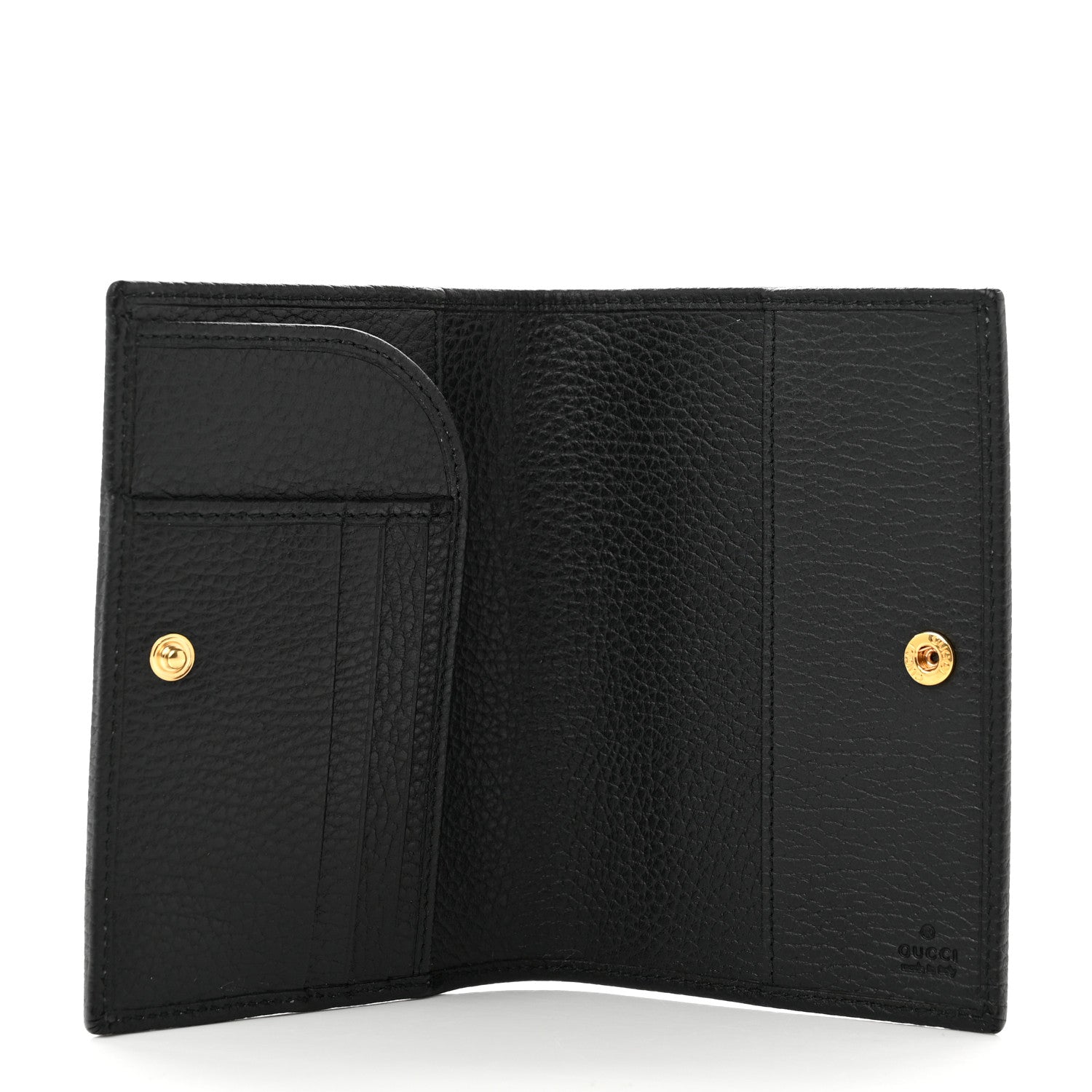 Gucci Calfskin GG Marmont Passport Case Black 5 of 7