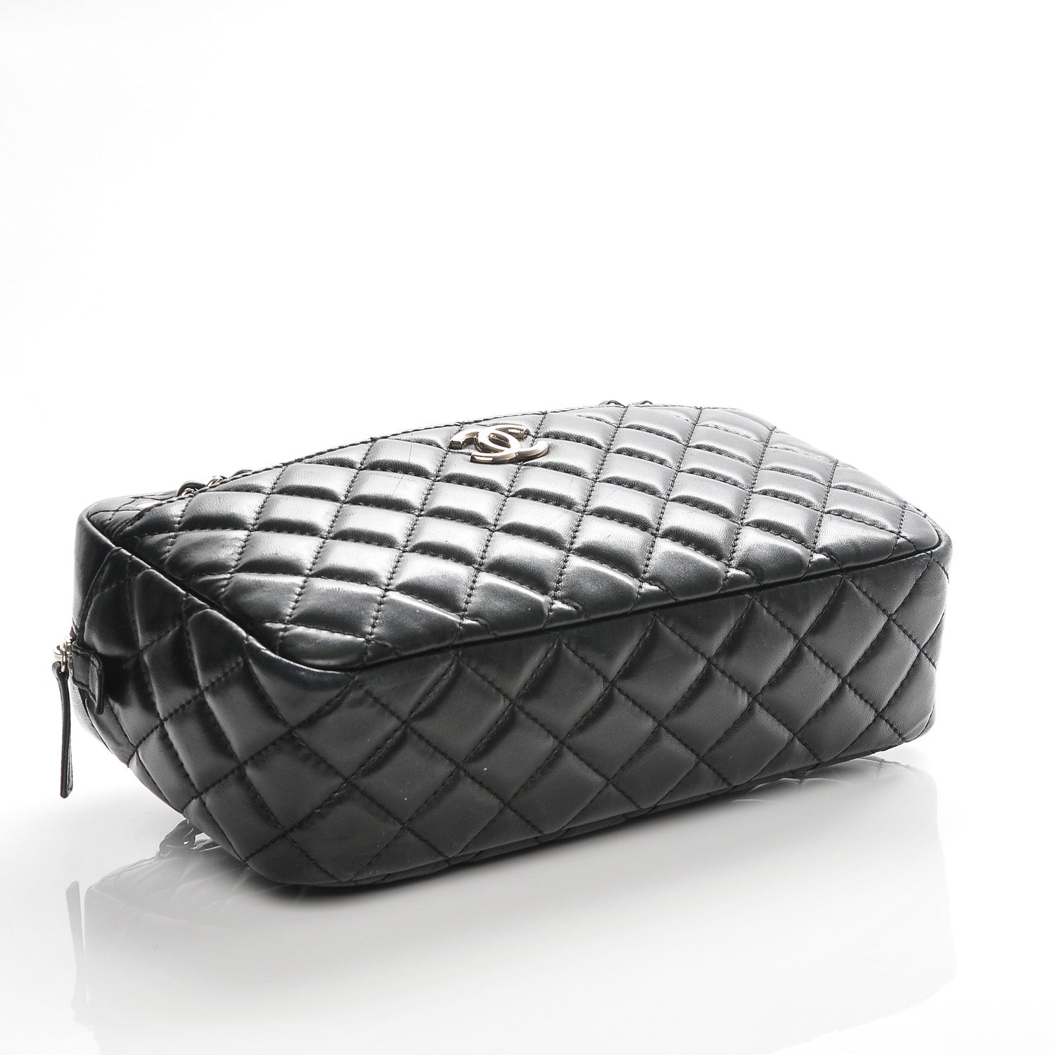 Chanel Lambskin Quilted Medium Camera Case Black 4 of 7