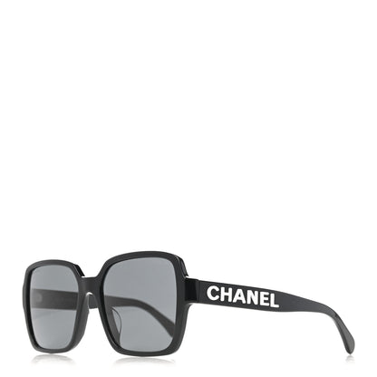 Chanel Acetate Square Sunglasses 5408-A Black 1 of 8