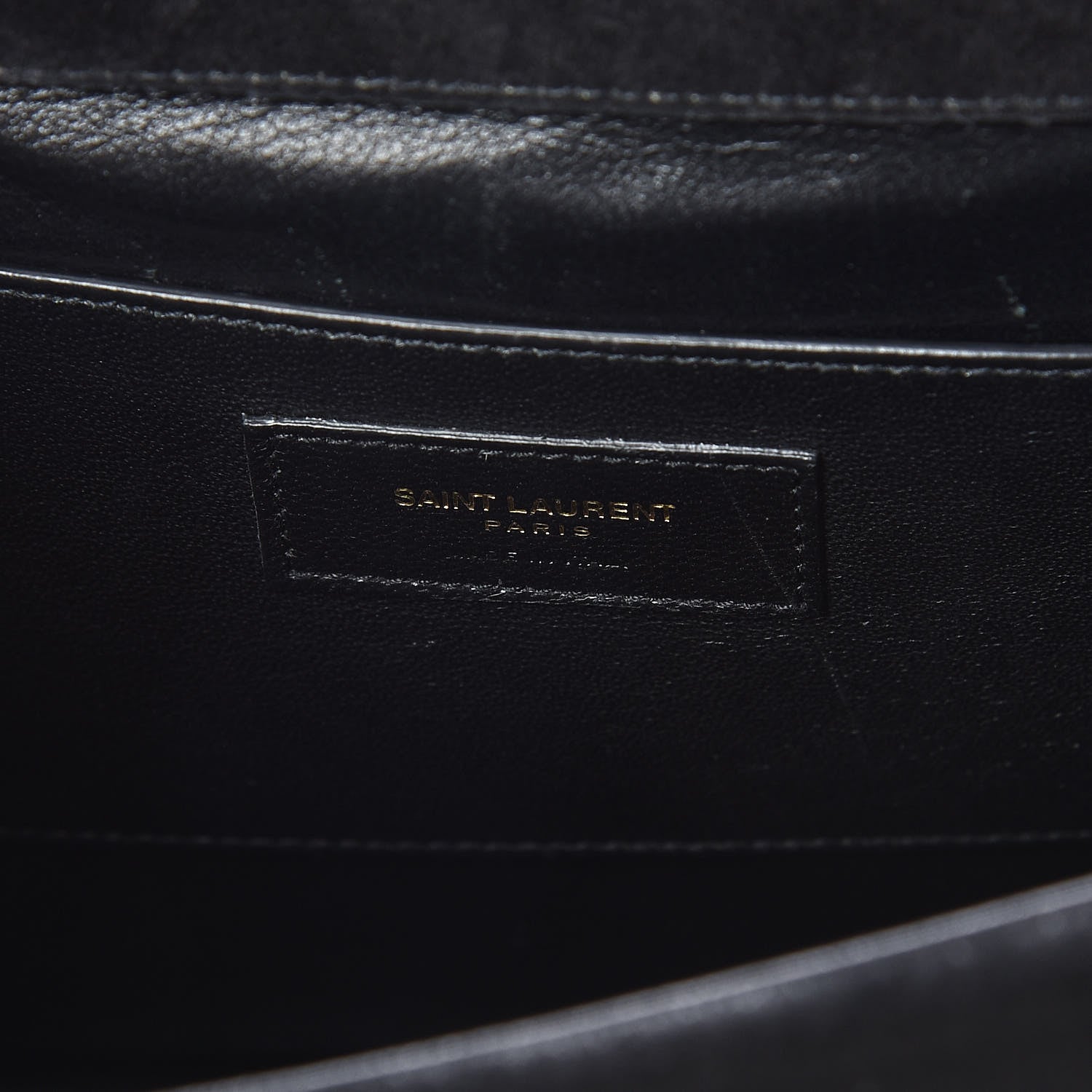 Saint Laurent Suede Sulpice Monogram Medium Shoulder Bag Black 6 of 11