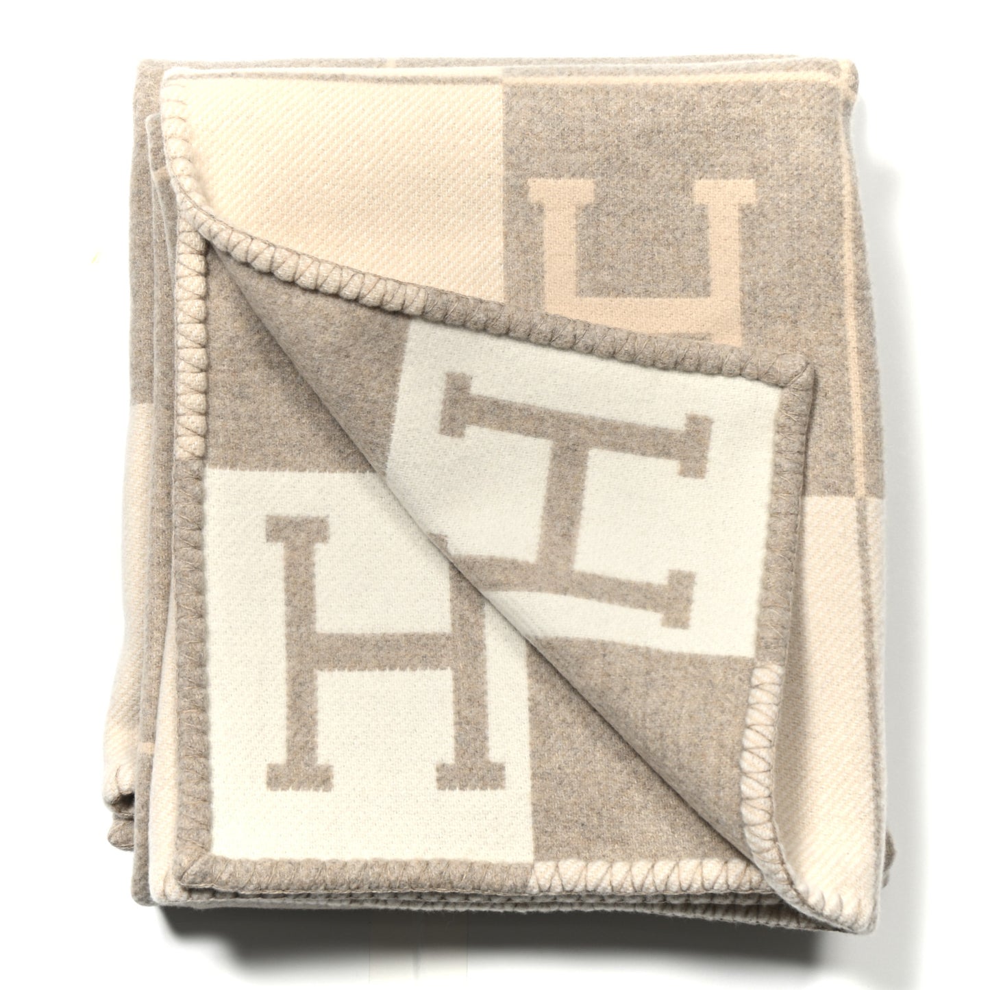 Wool Cashmere Avalon III Blanket Coco Camomille
