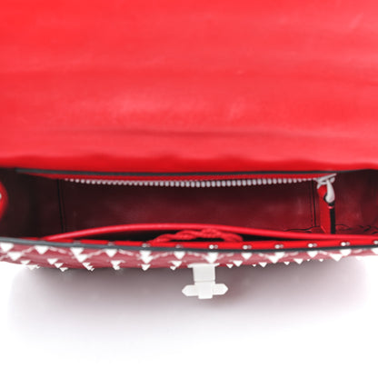 Valentino Garavani Lambskin Medium Free Rockstud Spike Shoulder Bag Rosso Valentino 5 of 8