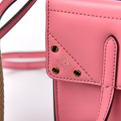 Fendi Vitello Grace Matte Small Flip Tote Pink 9 of 13