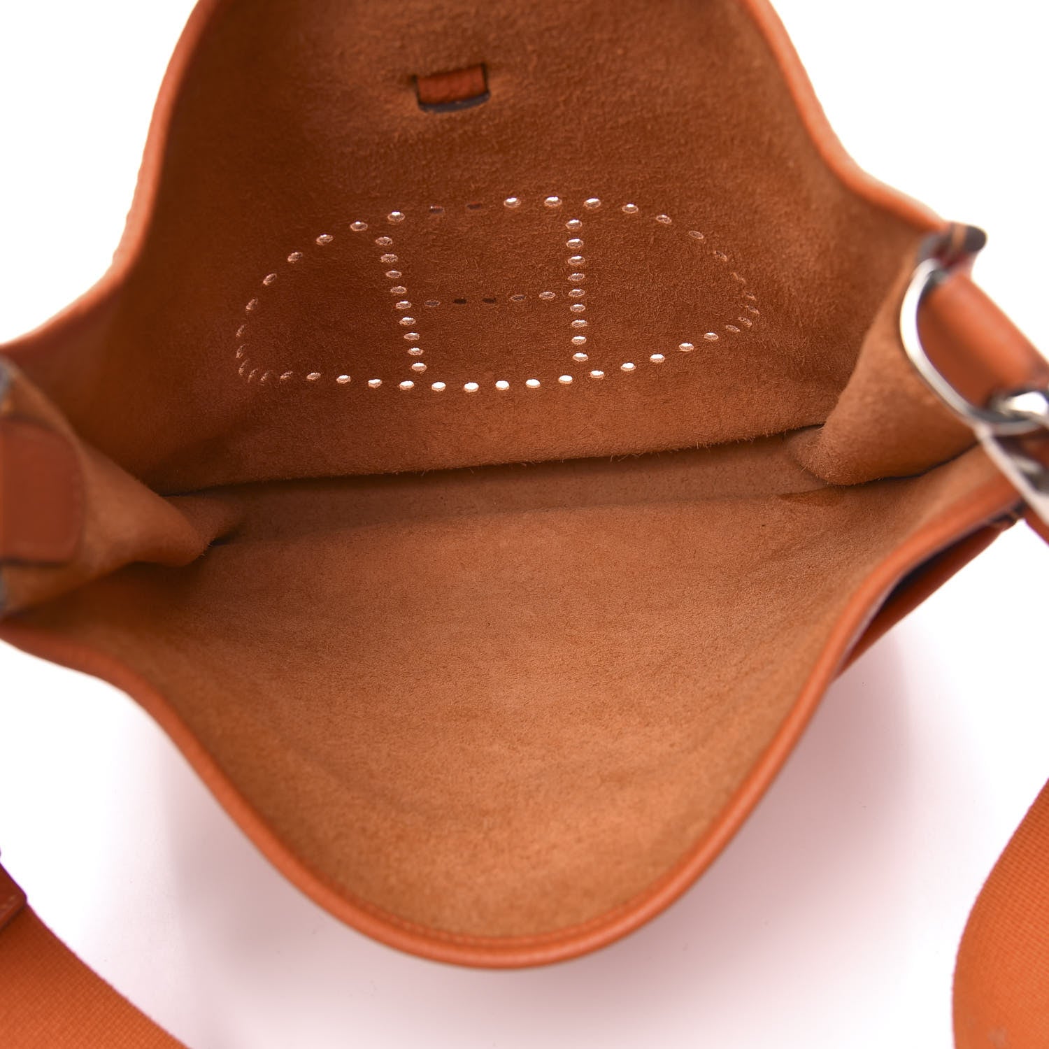 Hermes Taurillon Clemence Evelyne III GM Orange 4 of 10