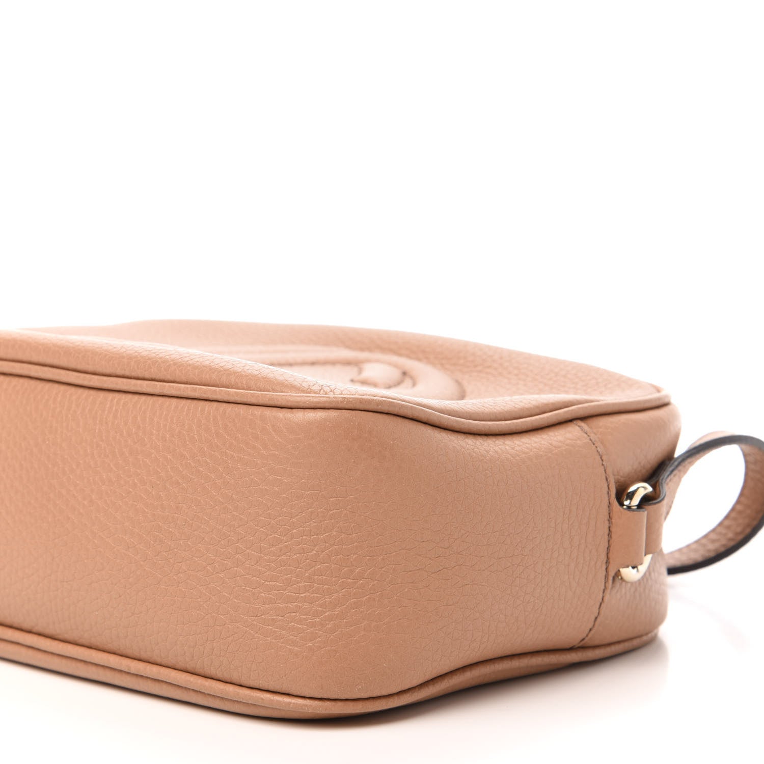 Gucci Pebbled Calfskin Small Soho Disco Bag Camelia 10 of 12
