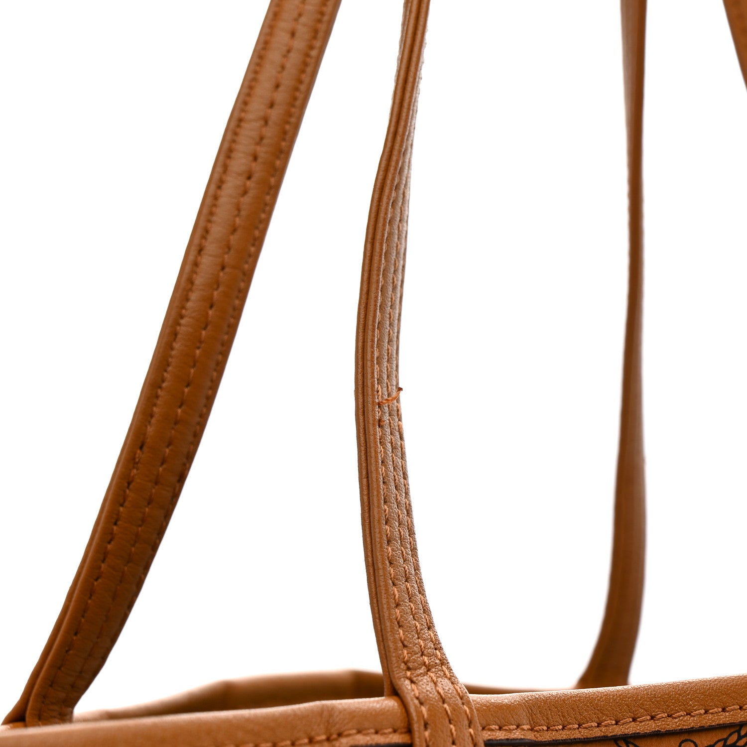 MCM Visetos Large Liz Reversible Shopper Tote Cognac 15 of 16