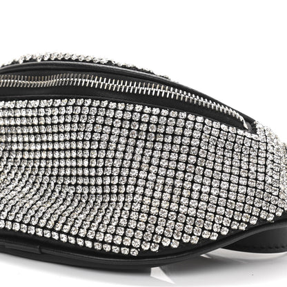 Alexander Wang Rhinestone Mesh Mini Attica Belt Bag Black 10 of 11