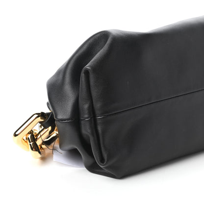 Bottega Veneta Calfskin The Pouch Chain Black 6 of 10