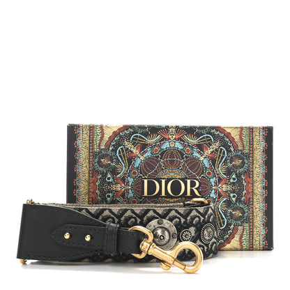 Christian Dior Oblique Studded Shoulder Strap Blue 5 of 5