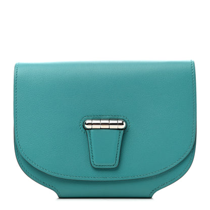 Hermes Swift Mini Convoyeur Bleu Paon 1 of 4