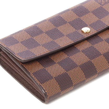Louis Vuitton Damier Ebene Sarah Wallet 7 of 9