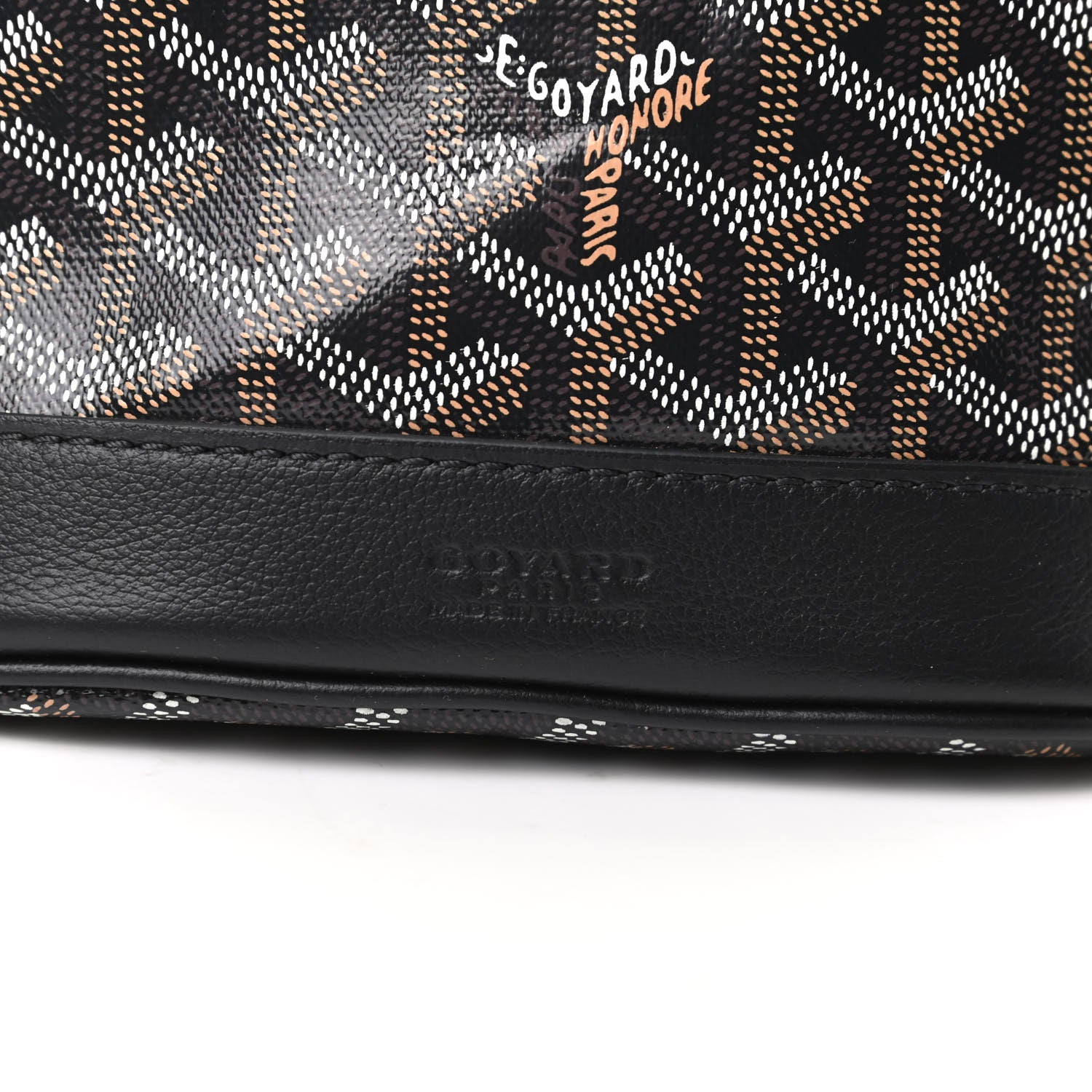 Goyard Goyardine Petit Flot Bucket Bag PM Black 6 of 8