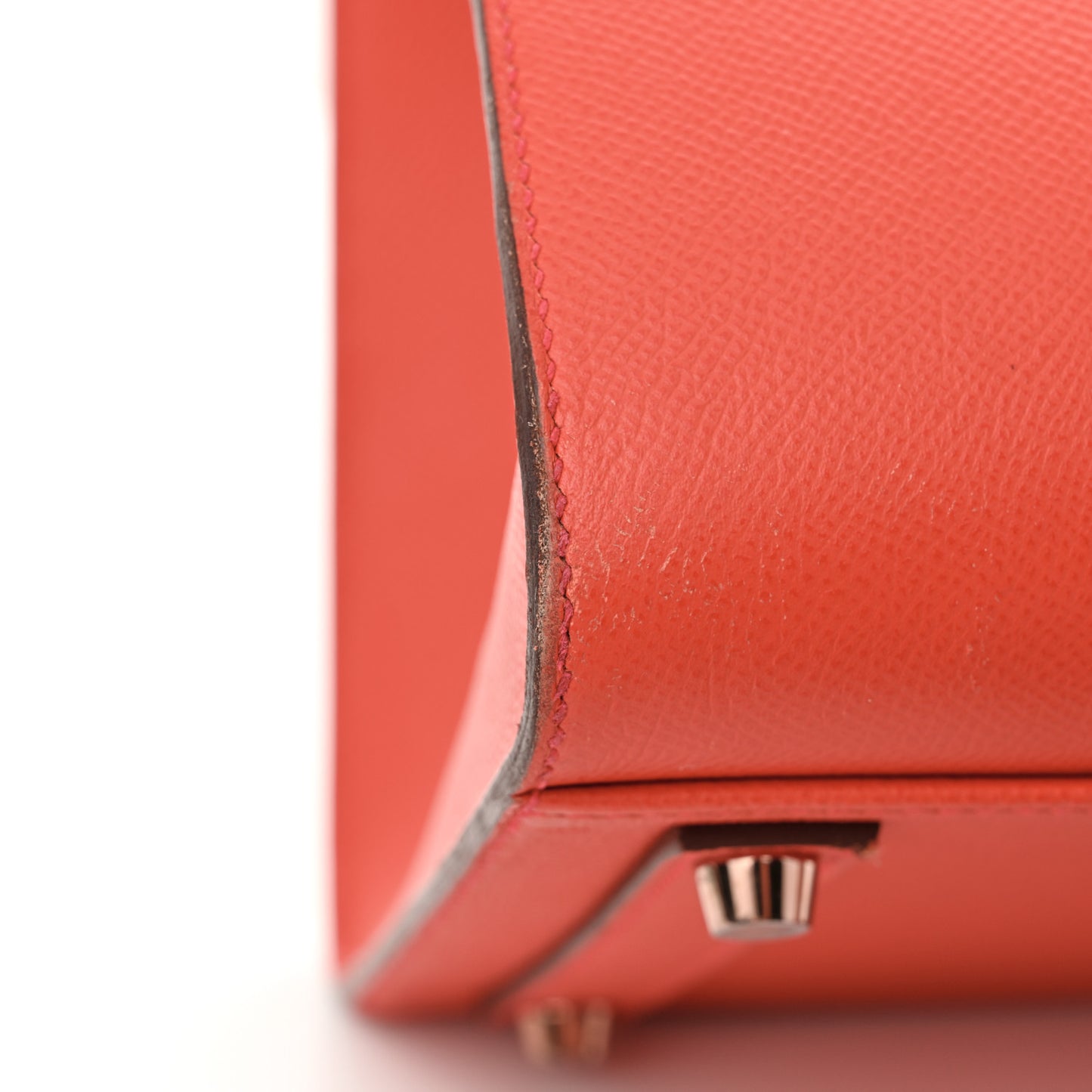 Epsom Horseshoe Birkin Sellier 35 Rose Texas