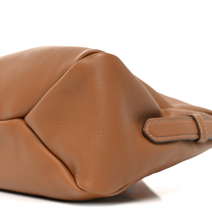 Prada Soft Calfskin Large Aimee Shoulder Bag Caramel 9 of 9