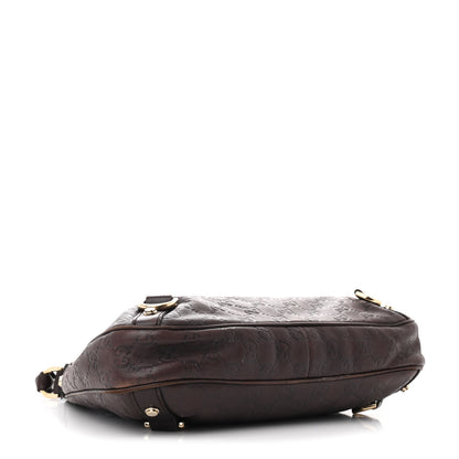 Gucci Guccissima Medium Abbey D Ring Hobo Chocolate 3 of 10
