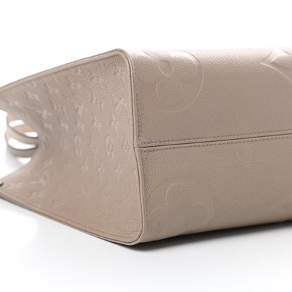 Louis Vuitton Empreinte Monogram Giant Onthego MM Tourterelle 9 of 11