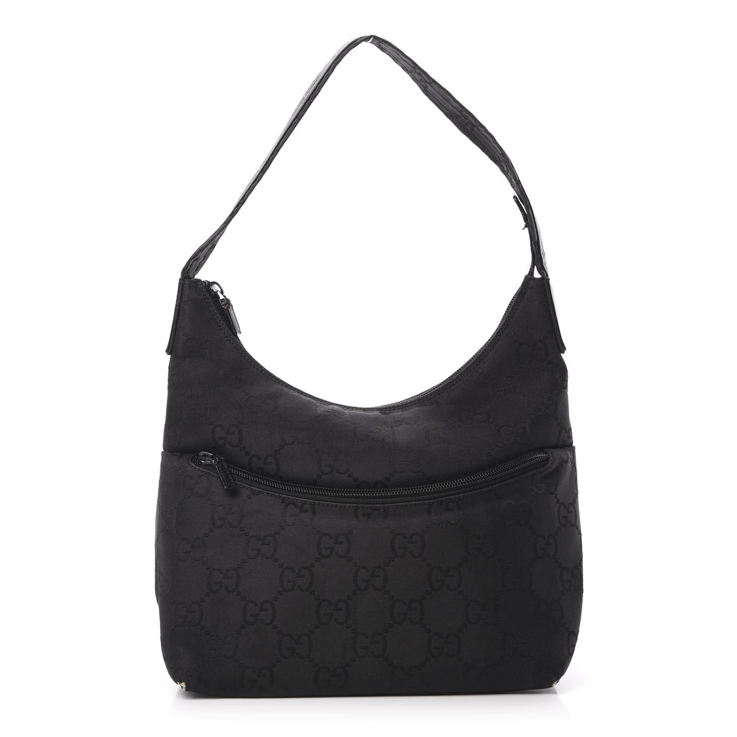 Nylon Monogram Small Hobo Black