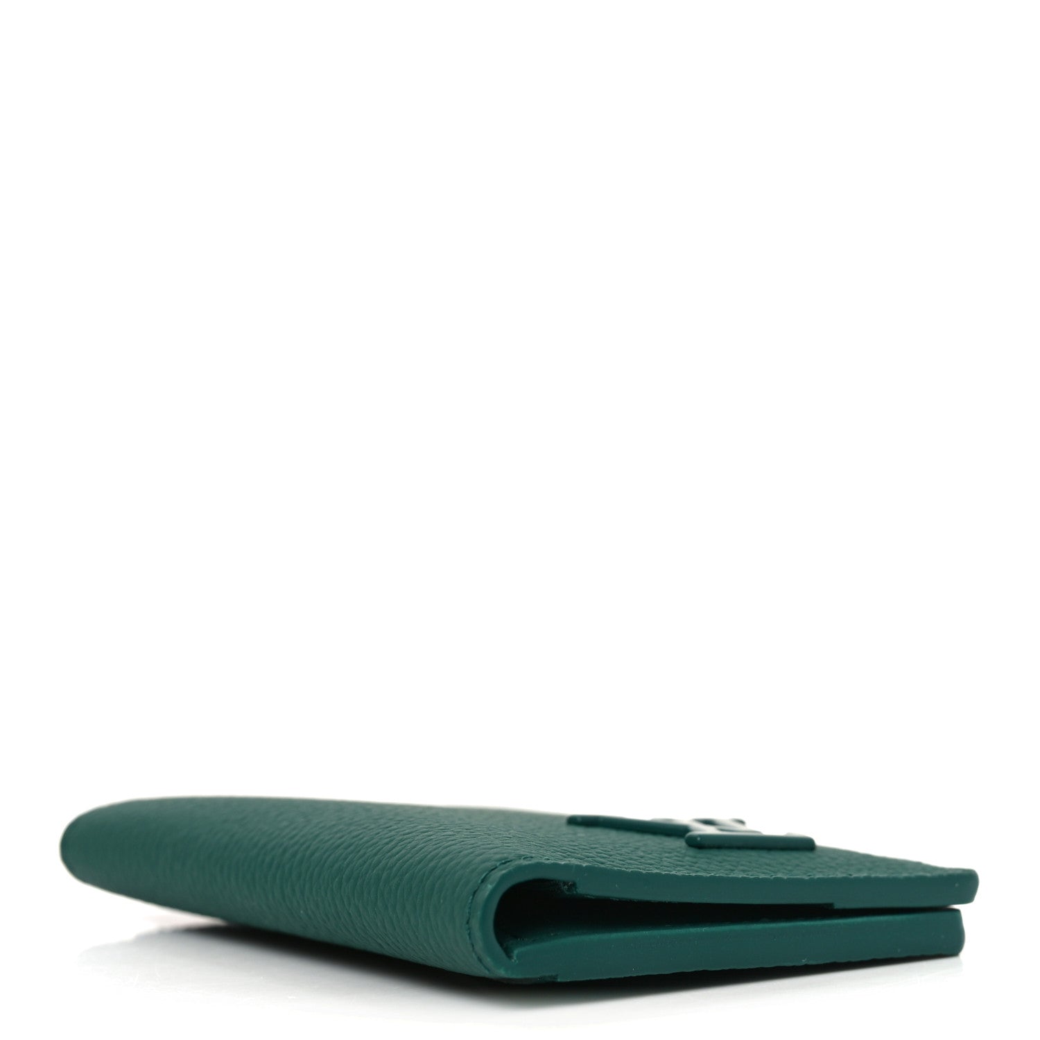 Louis Vuitton Grained Calfskin Aerogram Pocket Organizer Forest Green 4 of 7