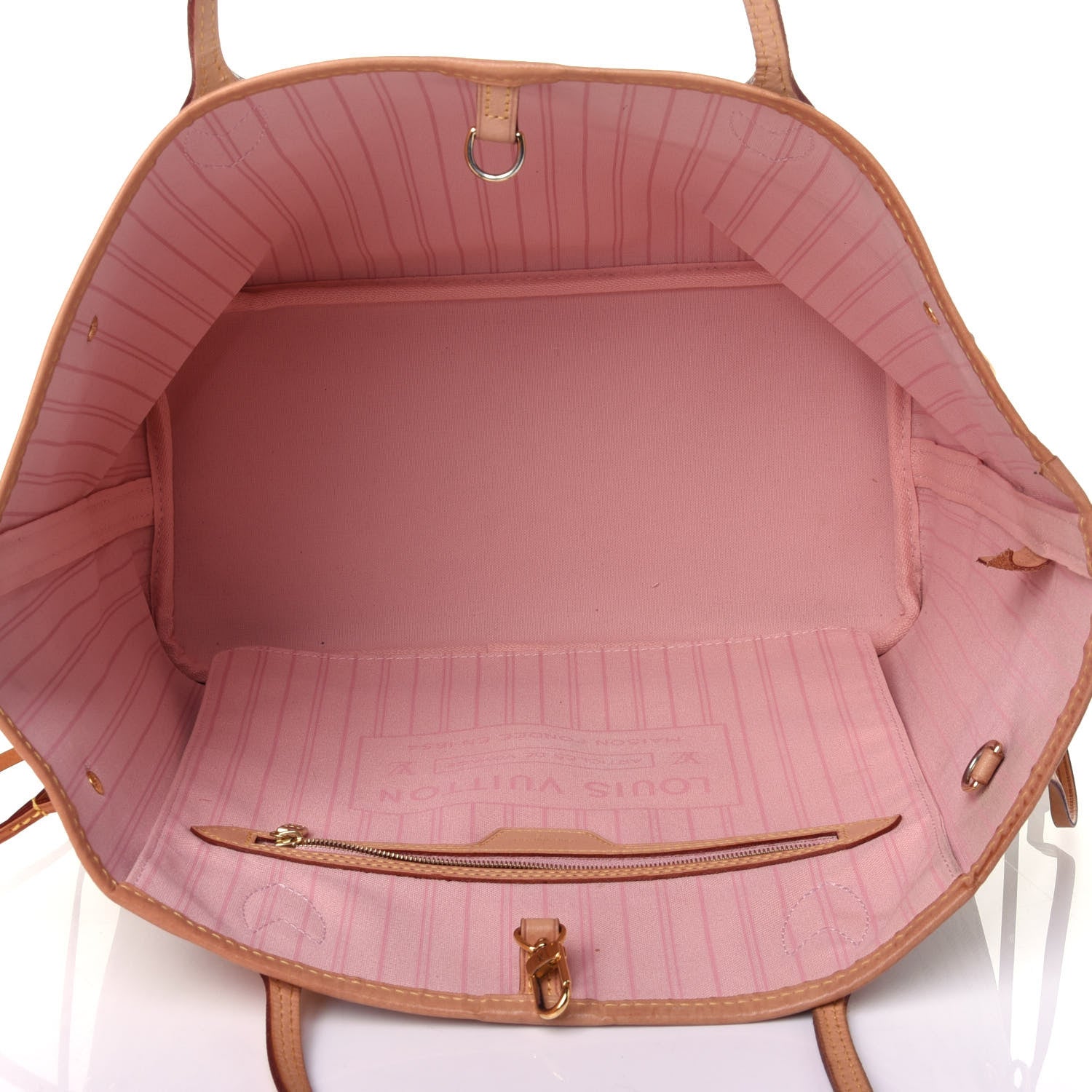 Louis Vuitton Damier Azur Neo Neverfull MM Rose Ballerine 4 of 12