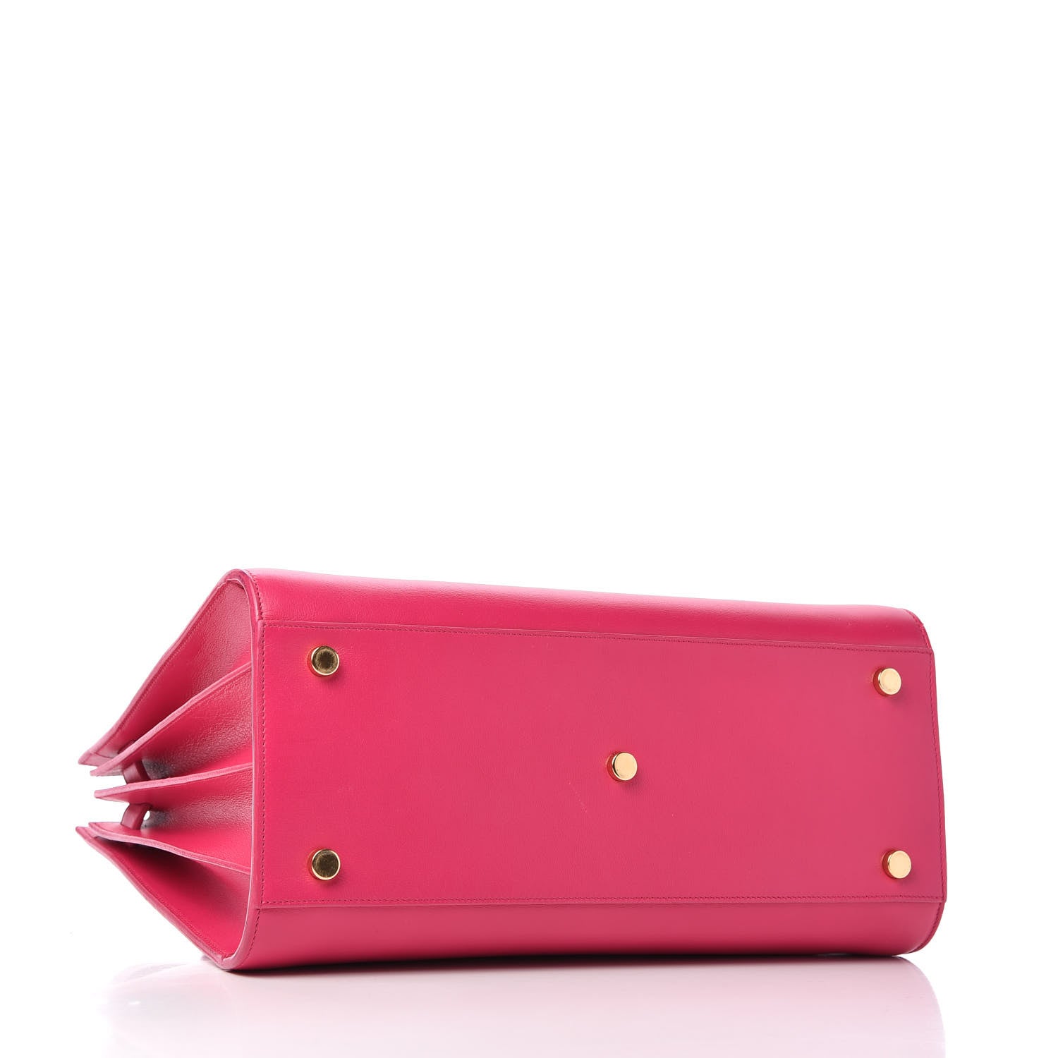 Saint Laurent Calfskin Small Sac De Jour Lipstick Fuchsia 4 of 10
