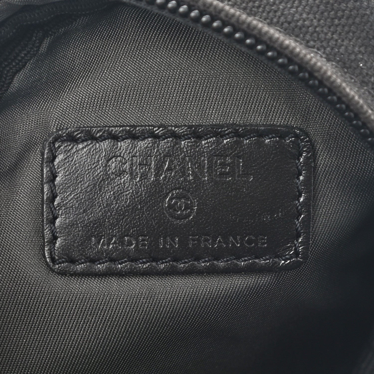 Chanel Canvas Nylon Sport Arm Pouch Black Green 8 of 9