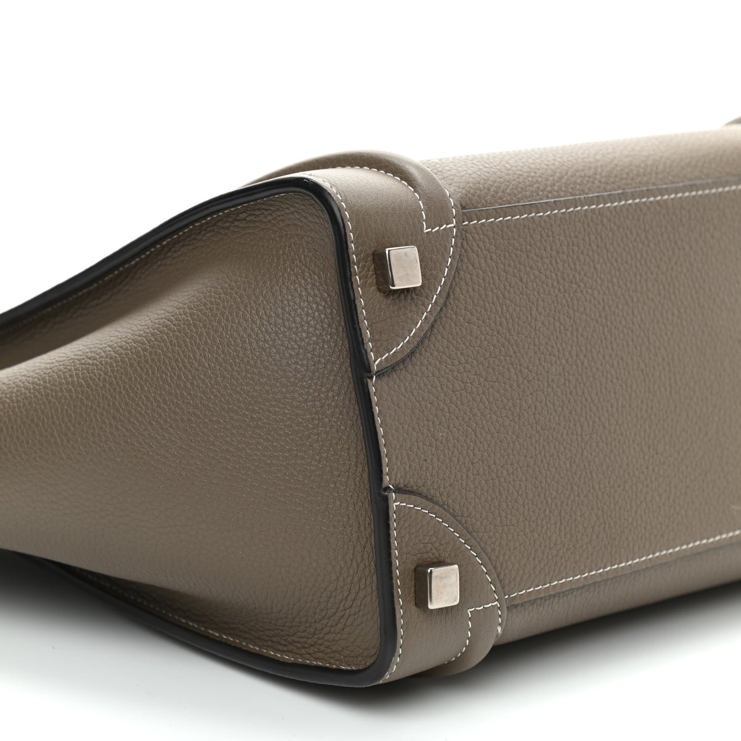 Drummed Calfskin Micro Luggage Souris