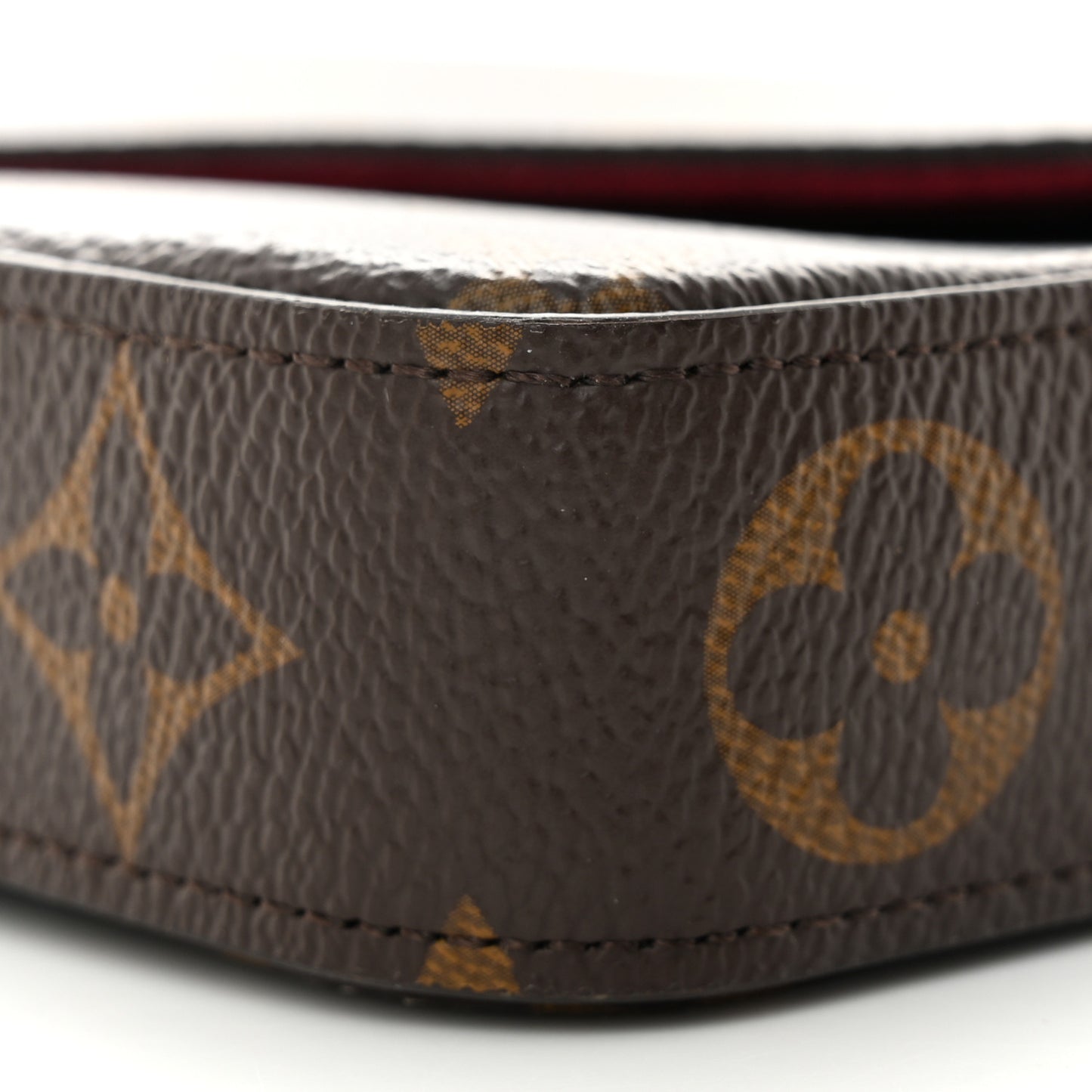 Monogram Pochette Felicie Chain Wallet Fuchsia
