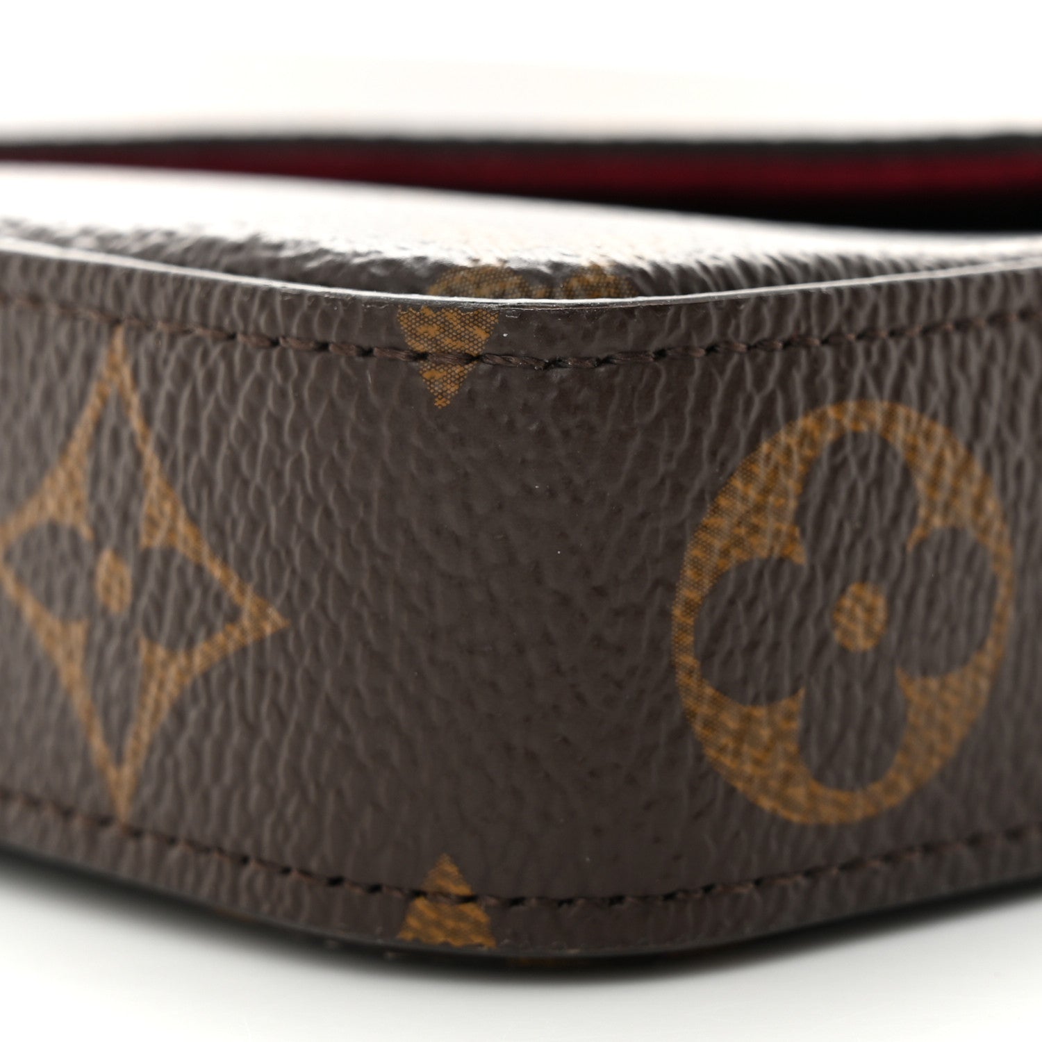 Louis Vuitton Monogram Pochette Felicie Chain Wallet Fuchsia 10 of 17