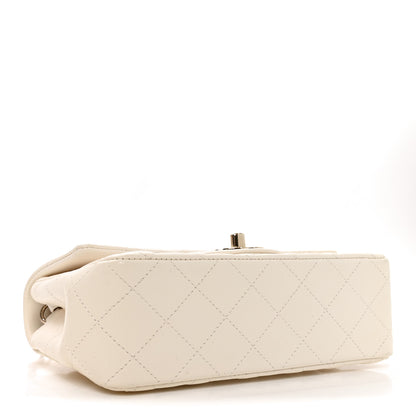 Chanel Lambskin Quilted Mini Rectangular Flap White 4 of 10