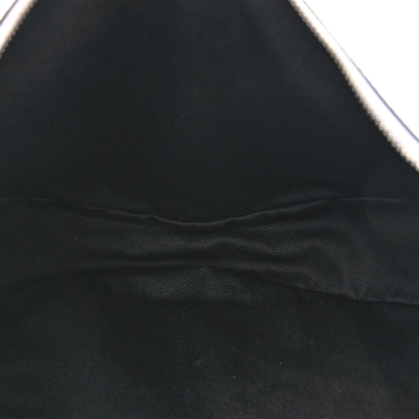Calfskin Medium Repeat Zip Hobo Optical White