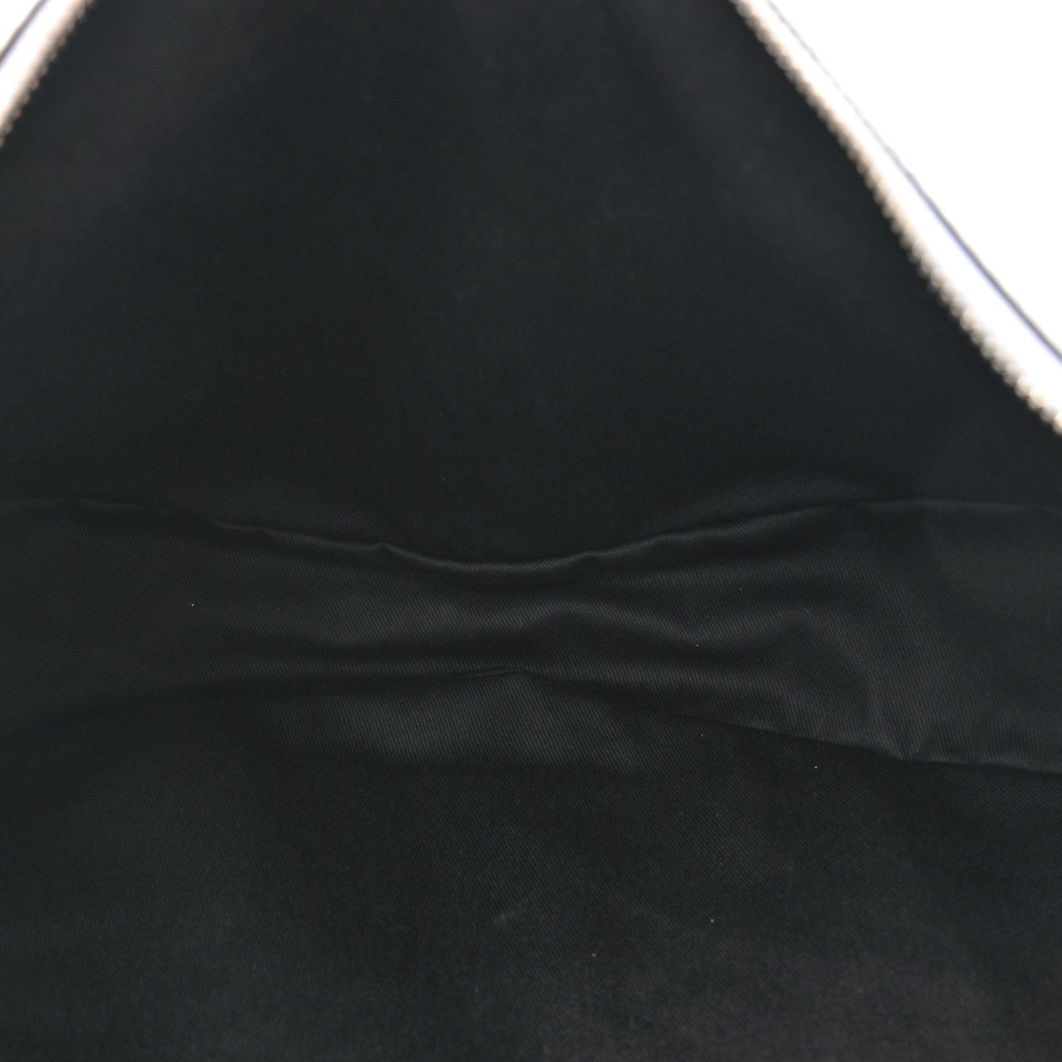Versace Calfskin Medium Repeat Zip Hobo Optical White 5 of 9