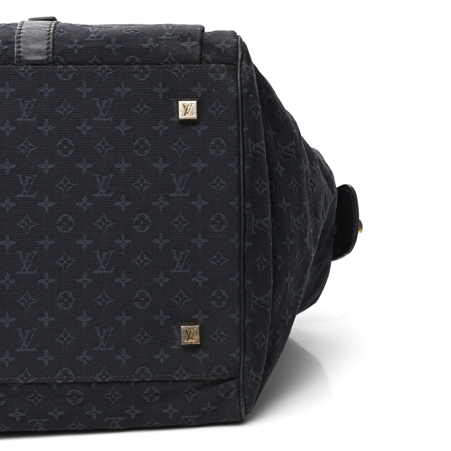Mini Lin Monogram Louise Bag Blue