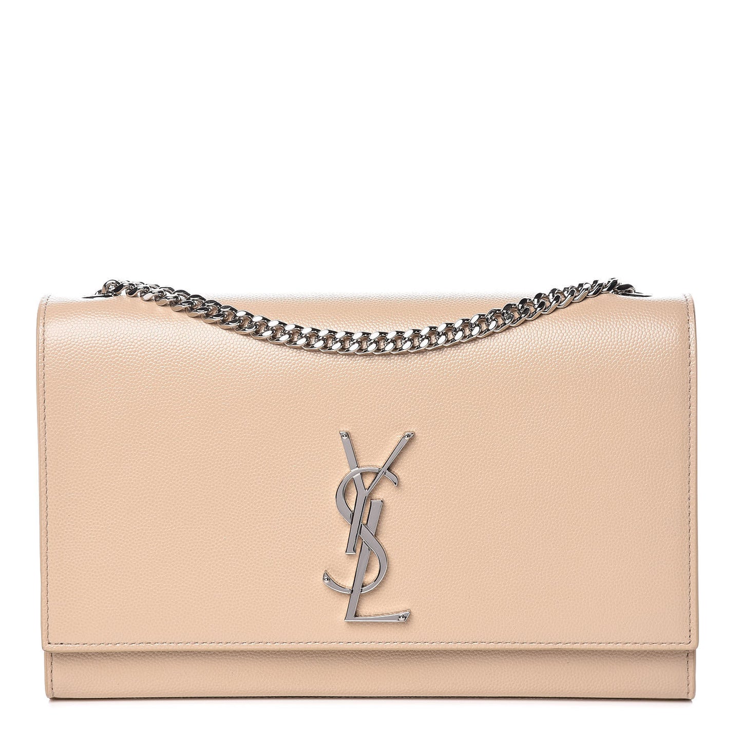 Grain De Poudre Medium Monogram Kate Satchel Nude Powder