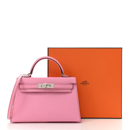 Hermes Epsom Mini Kelly Sellier 20 5P Pink 11 of 11