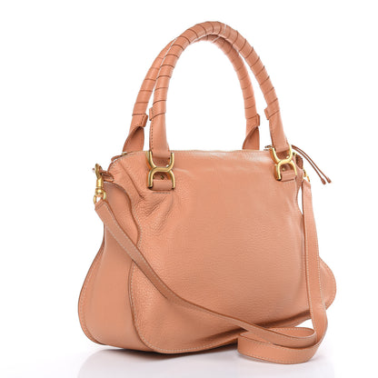 Chloe Calfskin Medium Marcie Satchel Coral Sands 3 of 9