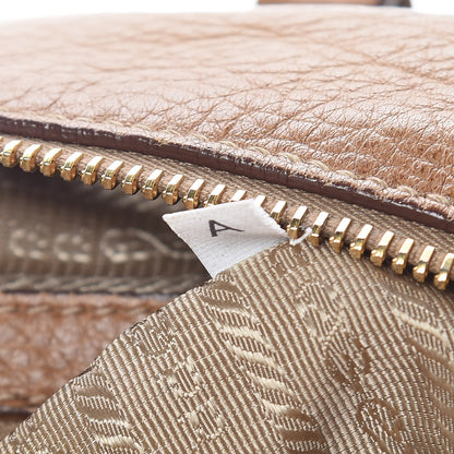 Prada Cervo Antik Dome Satchel Sughero 7 of 25