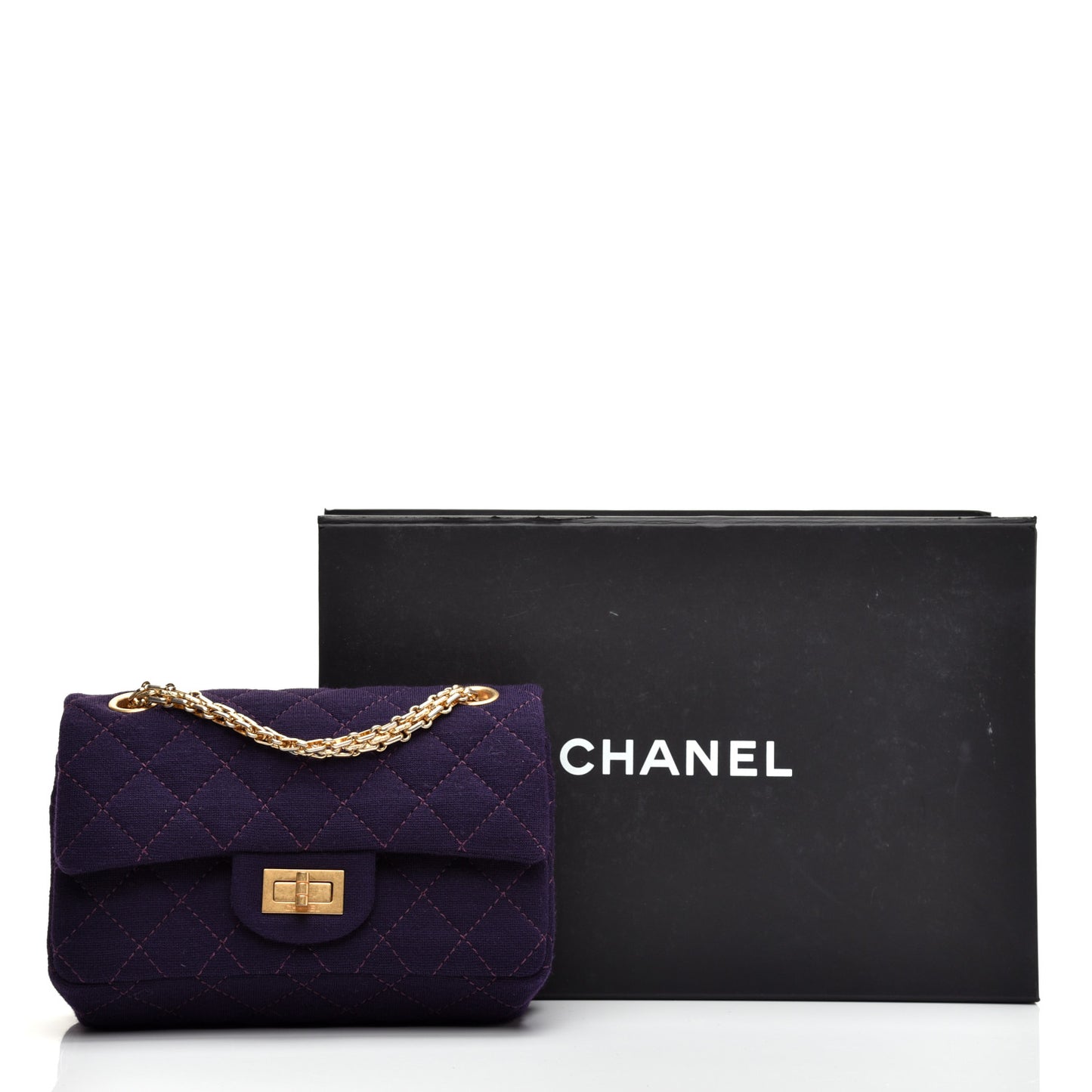 Jersey Quilted 2.55 Reissue 224 Flap Purple