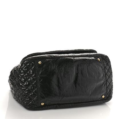 Chanel Vinyl XL Rock and Chain Flap Black 4 of 11