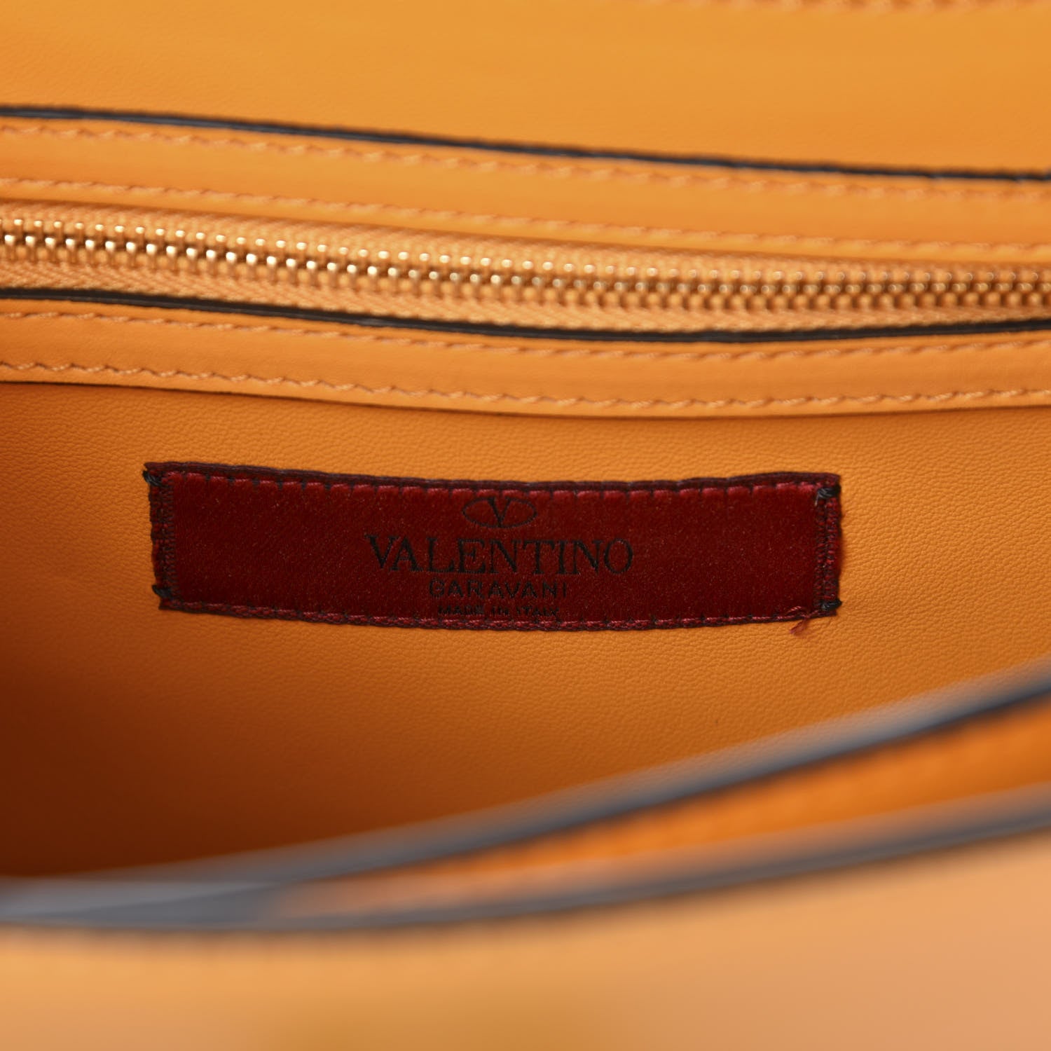 Valentino Garavani Vitello B-Rockstud Flap Mandarin Sorbet 8 of 9
