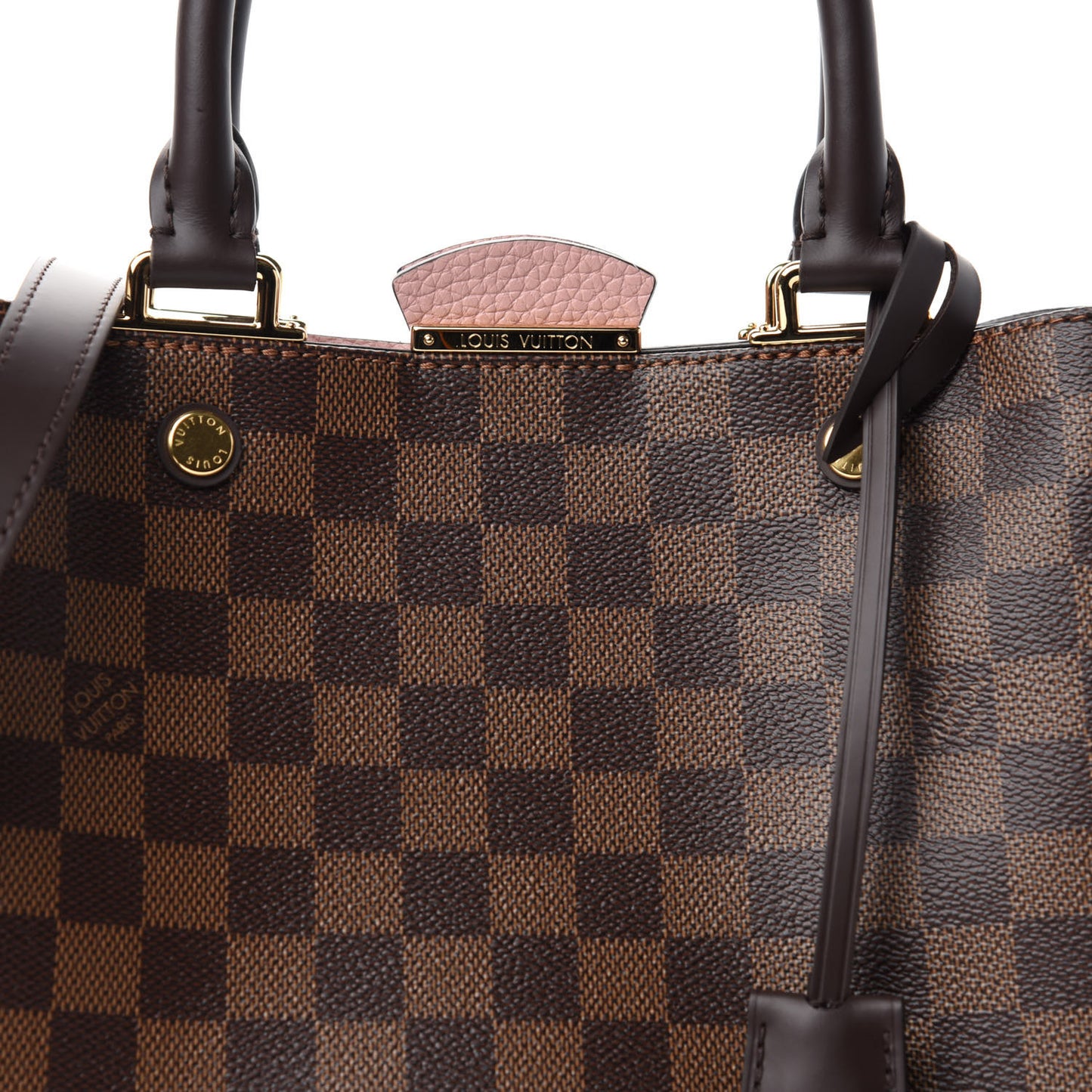 Damier Ebene Cuir Taurillon Brittany Magnolia