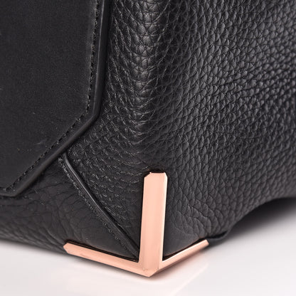 Alexander Wang Pebbled Calfskin Large Prisma Skeletal Tote Black Rose Gold Hardware 12 of 13