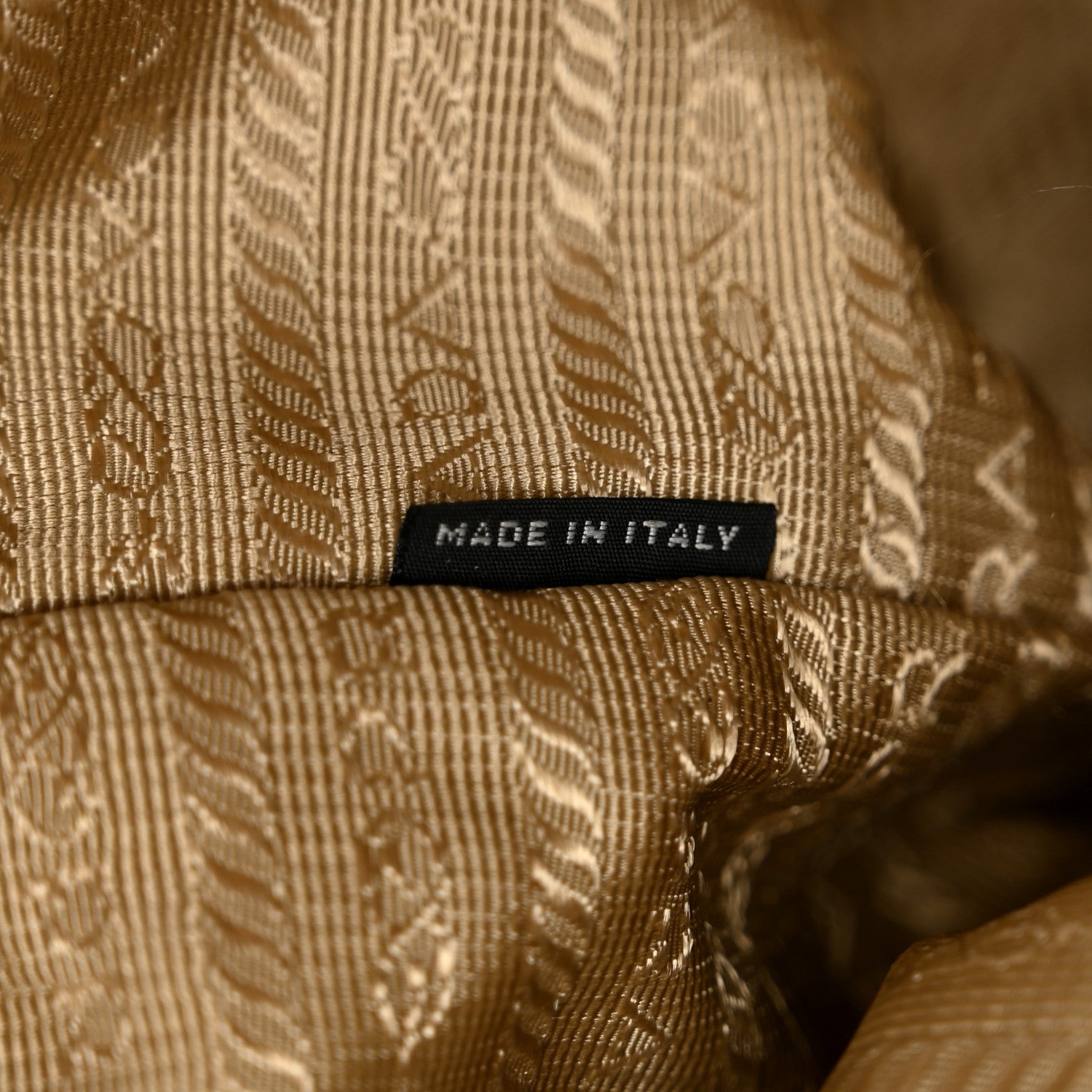 Prada Jacquard Logo Tote Corda Talco 1777036 – FASHIONPHILE