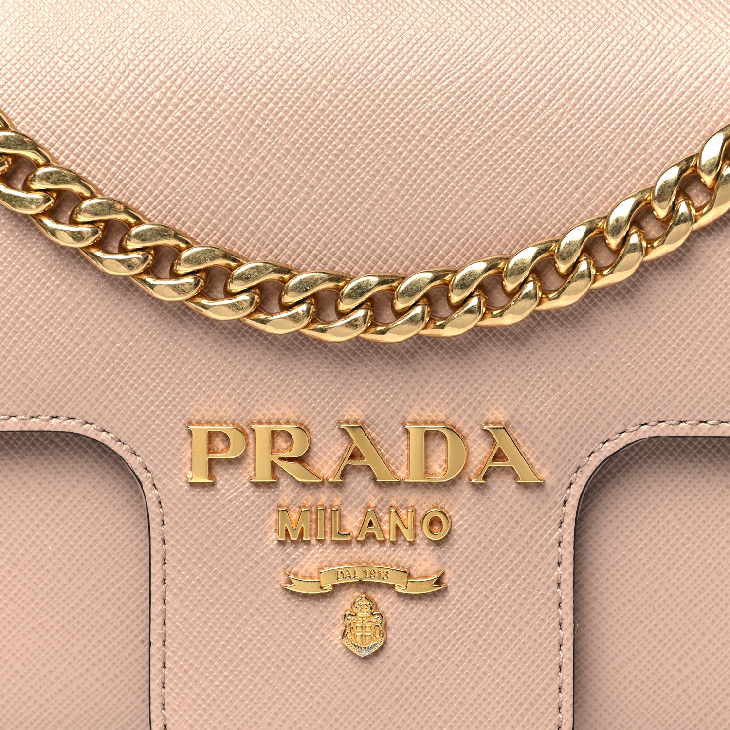 Prada Saffiano Flap Shoulder Bag Cipria 8 of 10