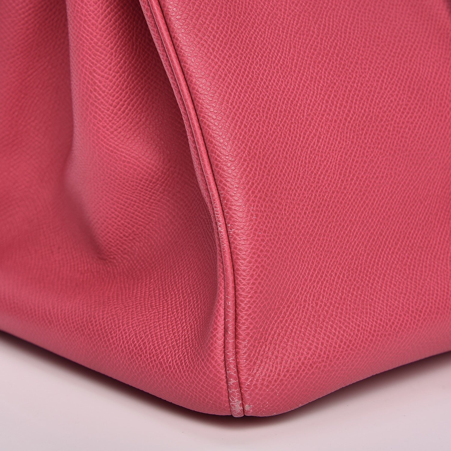 Hermes Epsom Candy Birkin 35 Rose Tyrien Rubis 36 of 41